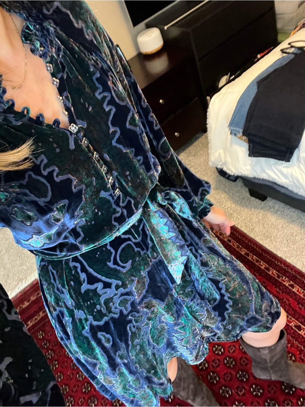 Hale Bob Velvet Dress